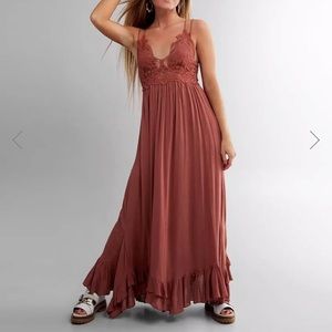 Free people Adella maxi dress size small